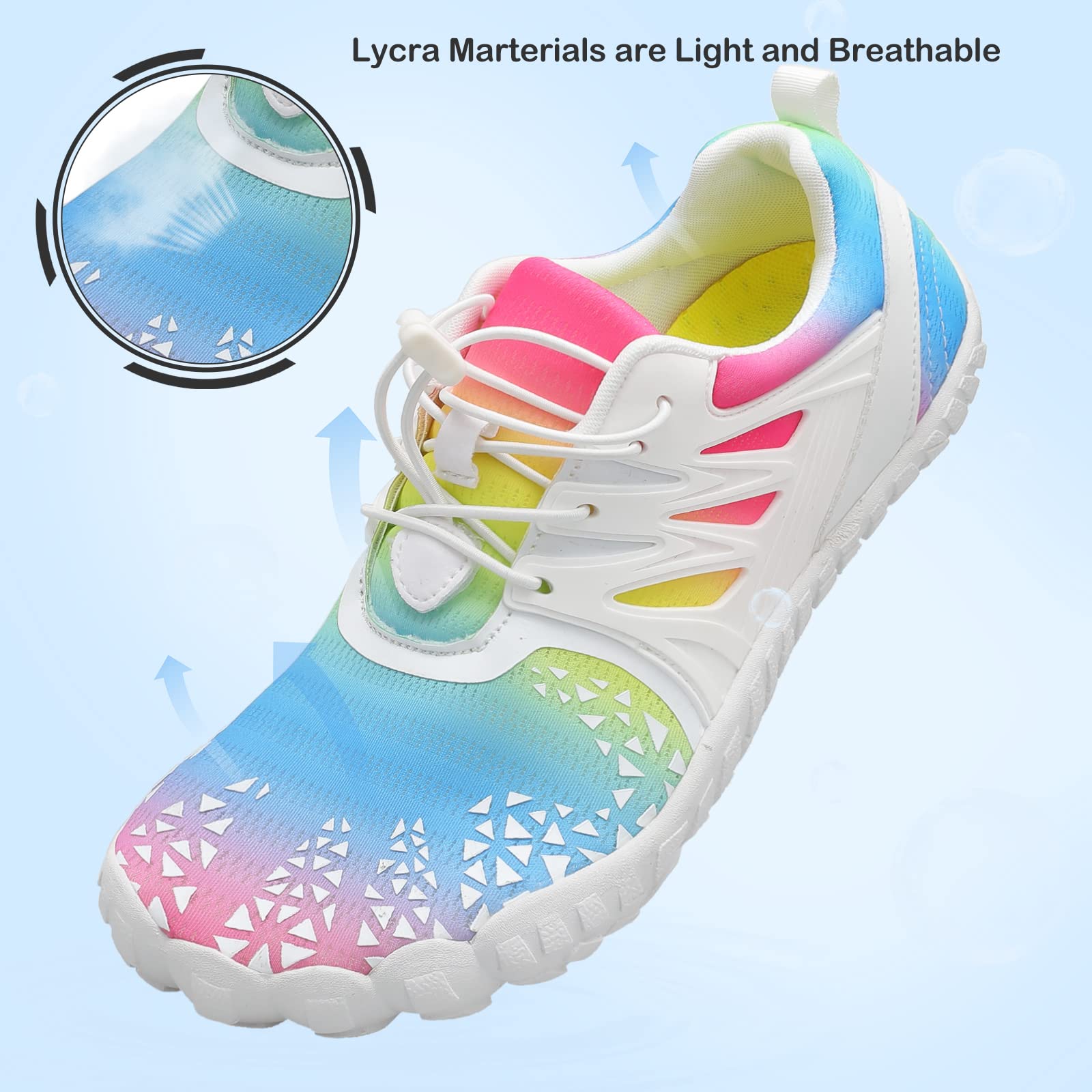 L-RUN Barefoot Water Shoes Women Mens Aqua Sock Athletic Hiking Water Sports Shoes for Swim Beach Pool Sand Diving Walking - Image 4