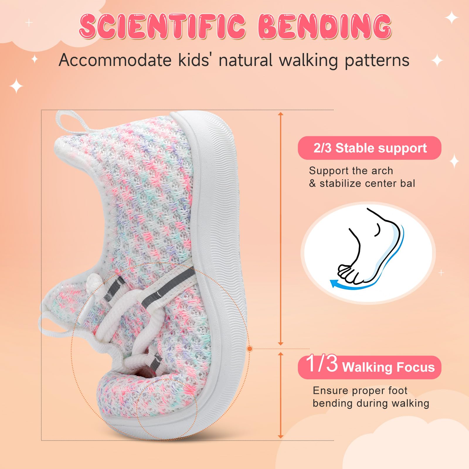 L-RUN Toddler Shoes Barefoot Boys Girls Wide Walking Shoes Kids Zero Drop Minimalist Slip on Tennis Sneakers Outdoor - Image 7